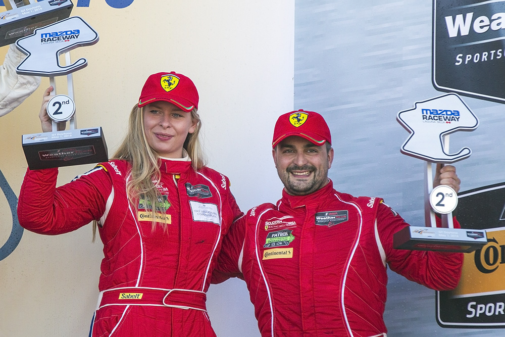 Christina Nielsen og Alessandro Balzan
(Foto: Bob Chapman, Autosport Images)